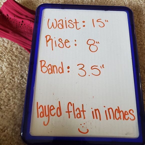 NWT Malibu burgundy lazercut cheeky bikini bottom - Picture 8 of 10